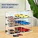 Juexica Clear Acrylic Toy Car Display Case 1: 32 Scale Diecast Display Box Wall Mounted Shelf for Storage Toy Car Mini Model Race(6 Grids)