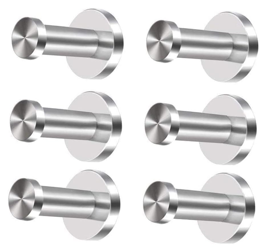 El Mejor Listado de Ganchos para batas de casa los más solicitados. 50 6 Ganchos de Pared de Acero Inoxidable Ganchos para Toallas de Baño para Colgar Ropa y Toallas Otros Artículos en la Cocina El baño y el Dormitorio Principal con Fijaciones de...