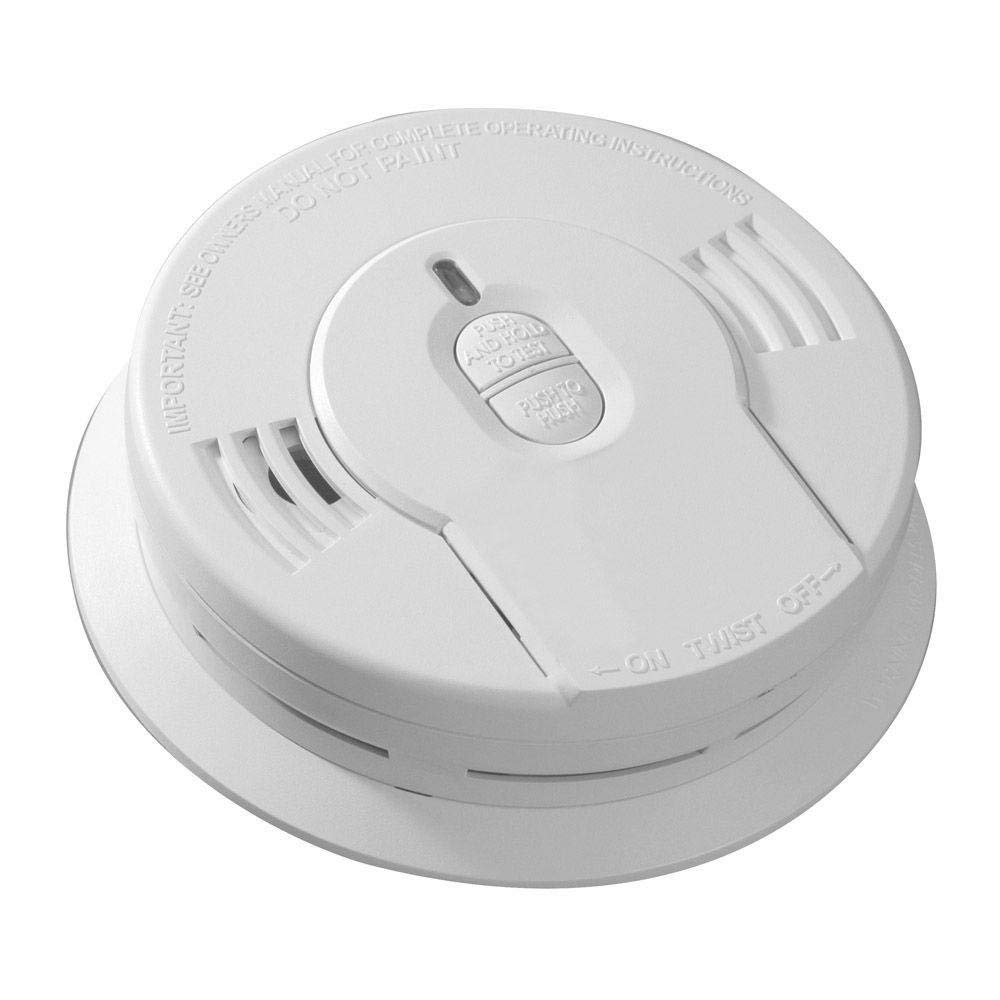 Kidde 21009992 10 Year Lithium Ion Battery Operated Ionization Smoke Alarm
