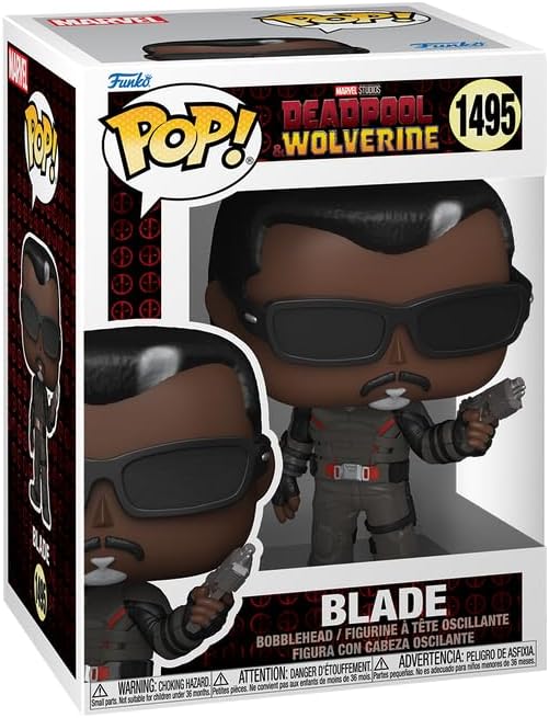 POP! Marvel - Deadpool & Wolverine: Blade with Gun #1495 Bundled with Compatible Box Protector Case - Image 3