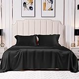 THXSILK Silk Sheet Set 4 Pcs, 25 Momme 100% Top Grade Natural Mulberry Silk Bed Sheets, Luxury Beddi