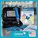 Genteel Plus - No Prick Pain Vacuum Lancing Device for Diabetes Testing - Blood Sugar, Glucose, Ketone, and DNA Home Tests (Butterfly Blue)