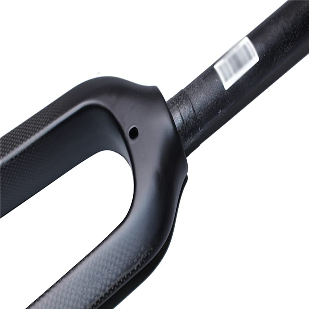 Widelec do roweru MTB 1-1/8" (28,6 mm) Prosty rurowy widelec sztywny z włókna węglowego 3K do rowerów górskich Widelec do roweru 26/27,5/29"