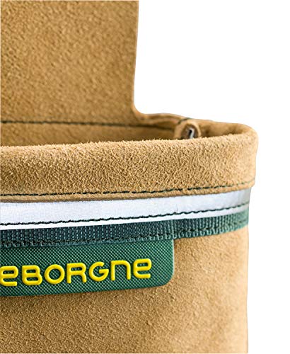 BIPOCHE LEBORGNE CROUTE DE CUIR + PORTE TENAILLE + BANDE RÉFLÉCHISSANTE BATIPRO BP050B POUR MAÇONS/COFFREURS- 492050 – Ansicht 3