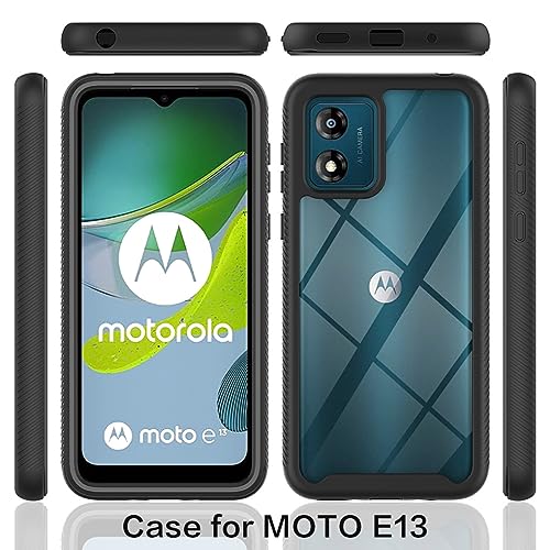 SEAHAI Trasparente Cover per Motorola Moto E13