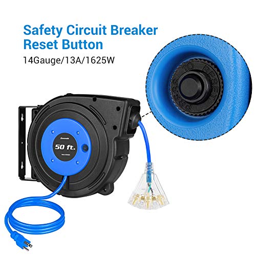 Dewenwils DVN-72 Retractable Extension Cord Reel thumb #6