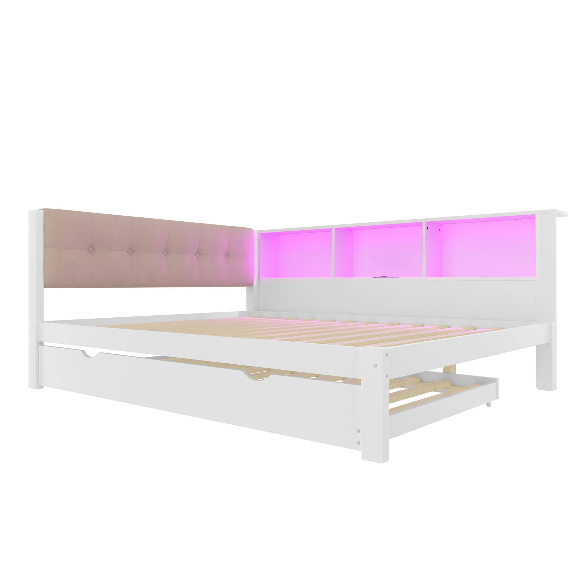 Fasba Cama con Almacenamiento y Puerto USB - Diseño práctico para niños y familias Modelo FCLYD-WX000340AAK