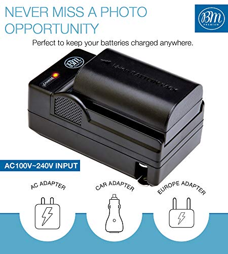 Big Mike'S BGEOS70DK6 Battery Grip Kit For Canon Eos 70D, Eos 80D, Eos 90D Digital Slr Camera Includes Vertical Battery Grip Bg-E14 Replacement + Qty 4 Bm Premium Lp-E6 Batteries + Rapid Ac/Dc Charger thumb #3