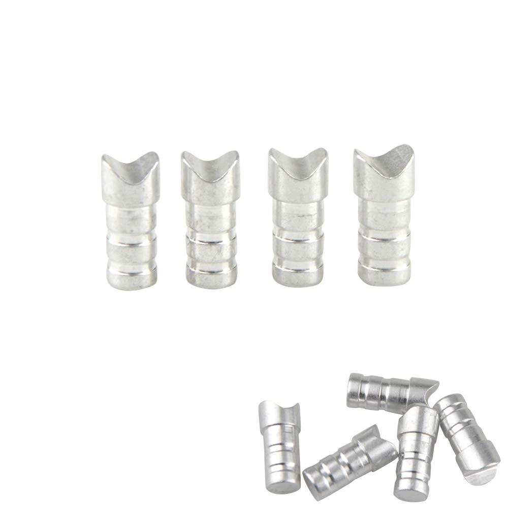 Encoches De Flèche Pour Arbalète – Aluminium Demi-lune 7,6 Mm – 2,3g – Neuf (lot)