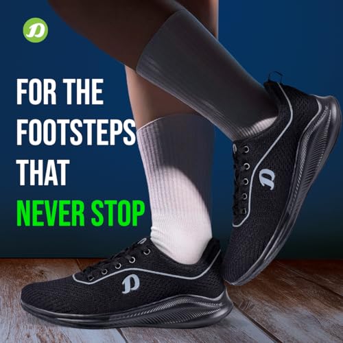 Image of DOCTOR EXTRA SOFT Mens Running Shoe with Memory Foam Insole & Ultrasoft Outsole|Sports,Gym,Training,Walking,Jogging,Casual,Athletics|Lightweight|Comfortable|Slipon Sneaker Lace-Up Gents Boys D-2009