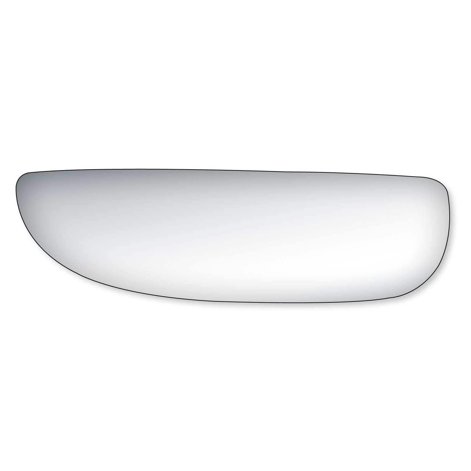 Adanz Passenger Side Towing Mirror Glass For Ford E-Series, Excursion, F-250/350/450/550 Super Duty (2002-2014)