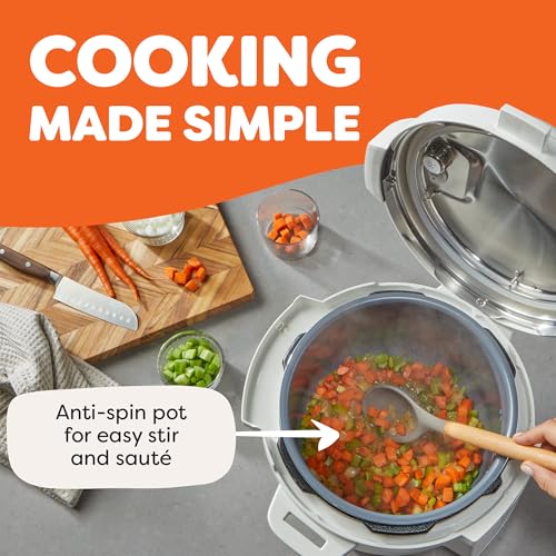 Instant Pot RIO, 7-in-1 Electric Multi-Cooker, PressureCooker, SlowCooker, RiceCooker, Steamer, Sauté, Yogurt Maker, & Warmer, Includes App With Over 800 Recipes, 6 Quart, Sea Salt