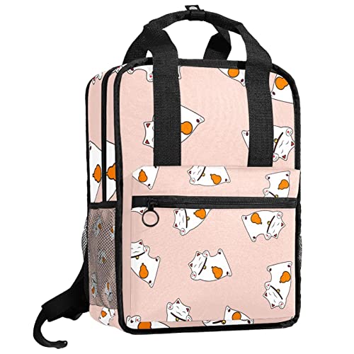 Sac à dos pour garçons et filles avec bretelles réglables cactus vert