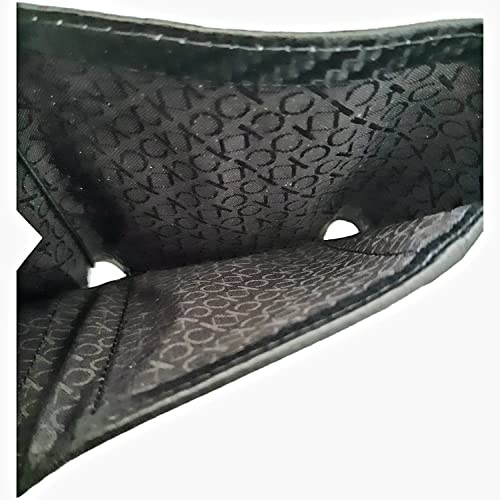 Calvin Klein Men's Compact Genuine Leather Wallet with RFID Protection, Black, Compact, Classic3