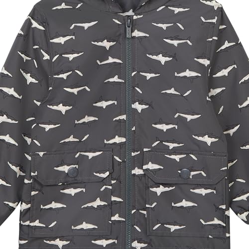 Image of Carter's Toddler & Little Girls' Midweight Fleece Lined Hooded Raincoat Rain Jacket