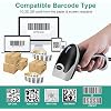 Barcode Scanner, Handheld USB Barcode Scanner Wired Connection Barcode Reader 1D 2D PDF417 QR Data Matrix Automatic Plug&Play Bar Code Scanners for Desktop Store Supermarket Warehouse Library