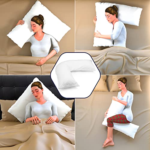 MH-Traders-Oreiller-en-V-doux-avec-taie-doreiller-orthopedique-pour-le-cou-le-dos-et-les-epaules-coussin-de-maternite-et-de-grossesse-coussin-en-V-avec-rembourrage-en-microfibre-et-lavable-en