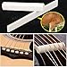 Luvay Guitar Bridge Saddle & Nut Replacement - Made of Real Bone for Acoustic Guitar, 2 Sets of 4pcs