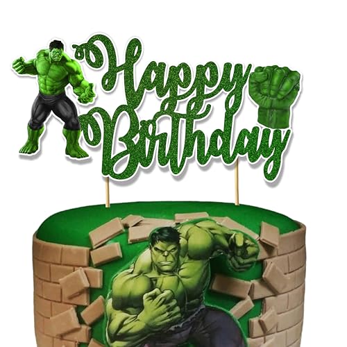 HLK Happy Birthday Cake Topper Vibrant Durable & Reusable | Perfect for Parties Add a Spark to Your Celebration! Order Today for a Memorable Event!