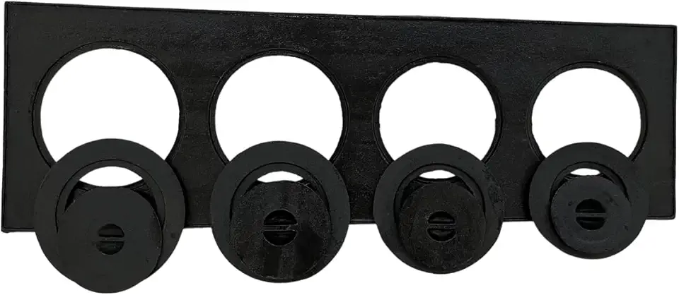 Chapa Mineira Para Fogão A Lenha de Ferro Fundido 4 Furos Com Redução e Tampa