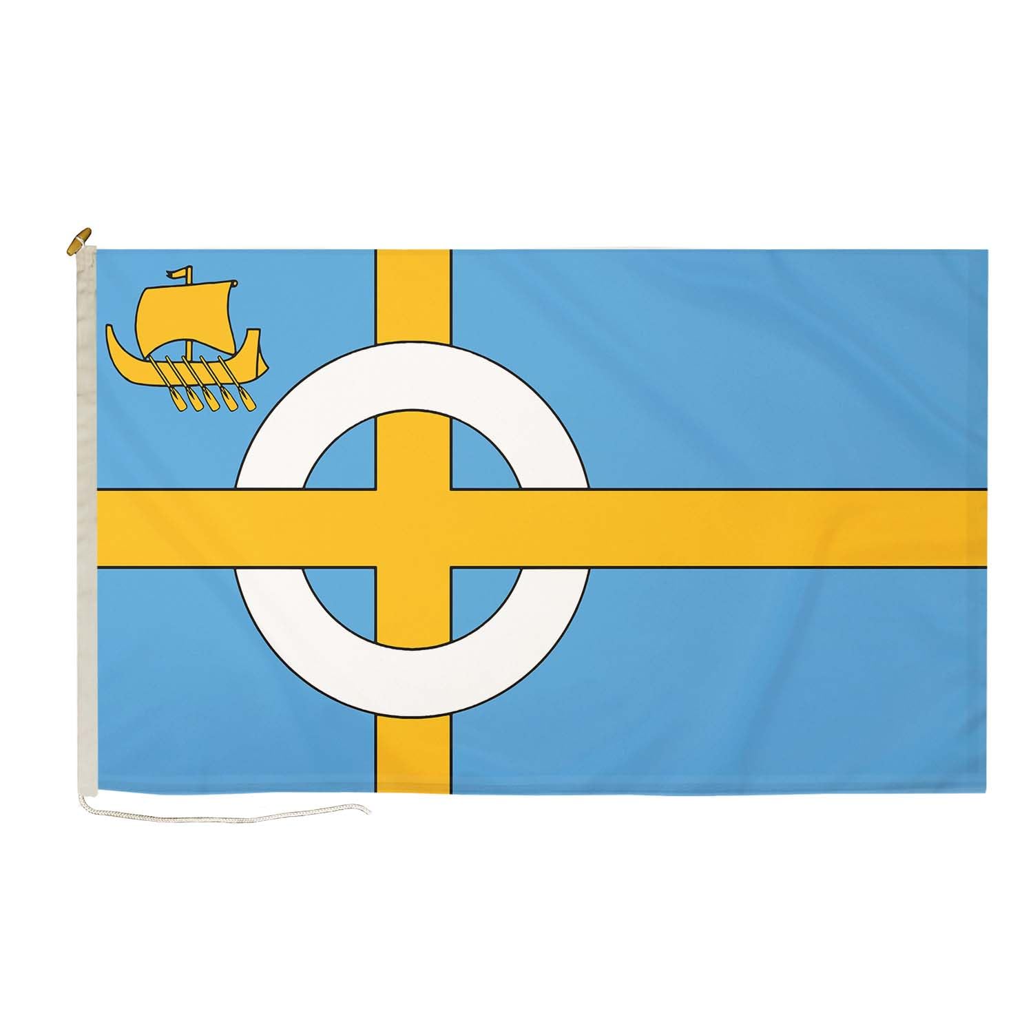 DuraFlag Isle of Skye Small Courtesy 20x12" Rope and Toggled Premium Quality 50x30cm Flag