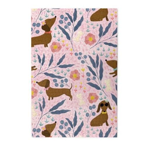 犬柄 1000ピース ジグソーパズル 大人向け難しい 破片なし カチっとハマる 誕生日 おしゃれ インテリア ギフトハウス (75×50cm)