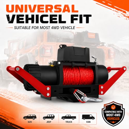 Image of TRUSOON Rigid Winch Cradle Mount, 2-Inch Hitch, for 8000-15000 lb Winches