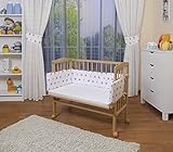 WALDIN Cuna colecho para bebé, cuna para bebé, con protect