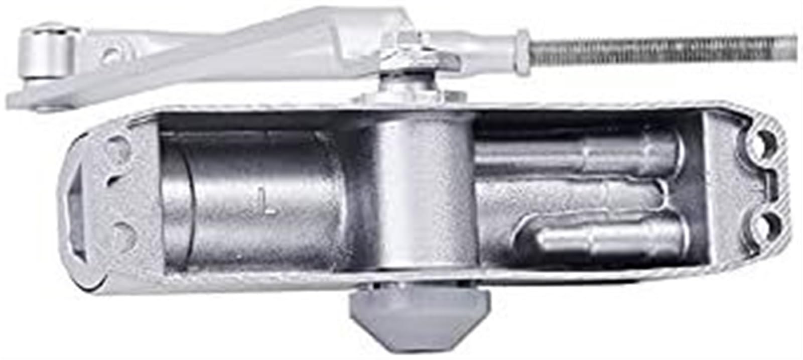 Regulowany aluminiowy automatyczny samozamykacz - samozamykający się zawias sprężynowy do drzwi przeciwpożarowych - 1 szt. wytrzymałe okucia do drzwi dla łatwej instalacji i zwiększonego