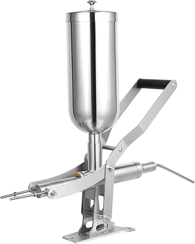 Máquina comercial Churro Manual Donuts Postre Churros Rellenador, Home 5L Spanish Doughnut Crank Maker, Máquina de llenado de crema de mermelada de