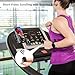 Gym Magnetic Phone Holder Mount with Ring Remote Control, Wireless Shutter with Zoom & Front/Rear Camera Switch for iPhone Android, Hands Free Video Scrollor for TikTok, Page Turner for E-book Reading