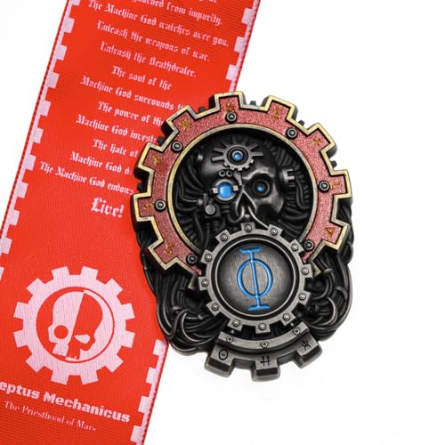 Starforged Seal of Omnissiah Machine God Deus Mechanicus Men's Brooch Badge Backpack Clothing Accessories3