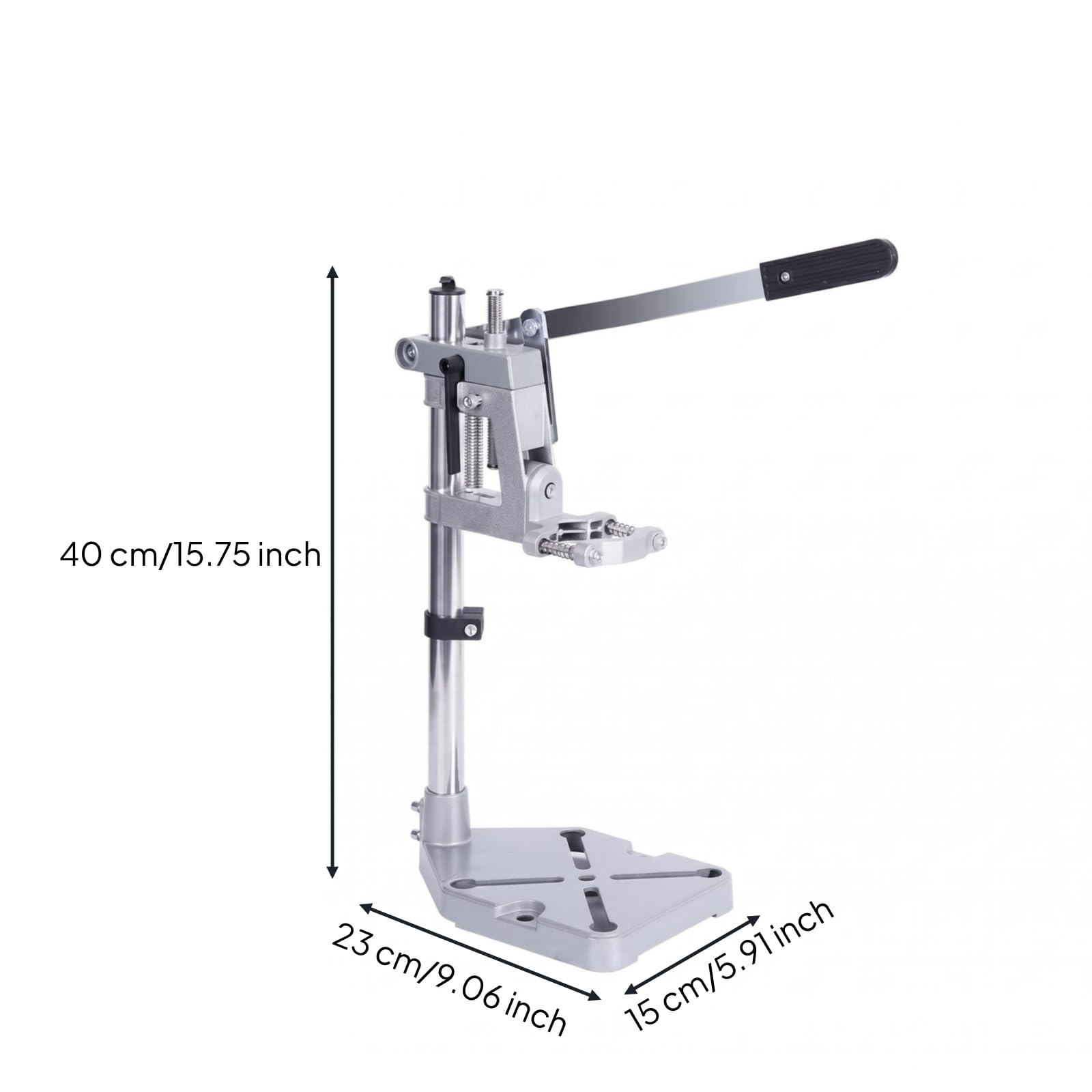 Soporte Taladro de Banco Soporte , Base De Aluminio 6102 Con Soporte De Gran Diámetro Y Rotación De 360 Grados
