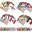 World Cup Handheld Flags - Wooden Pole (48 pcs)