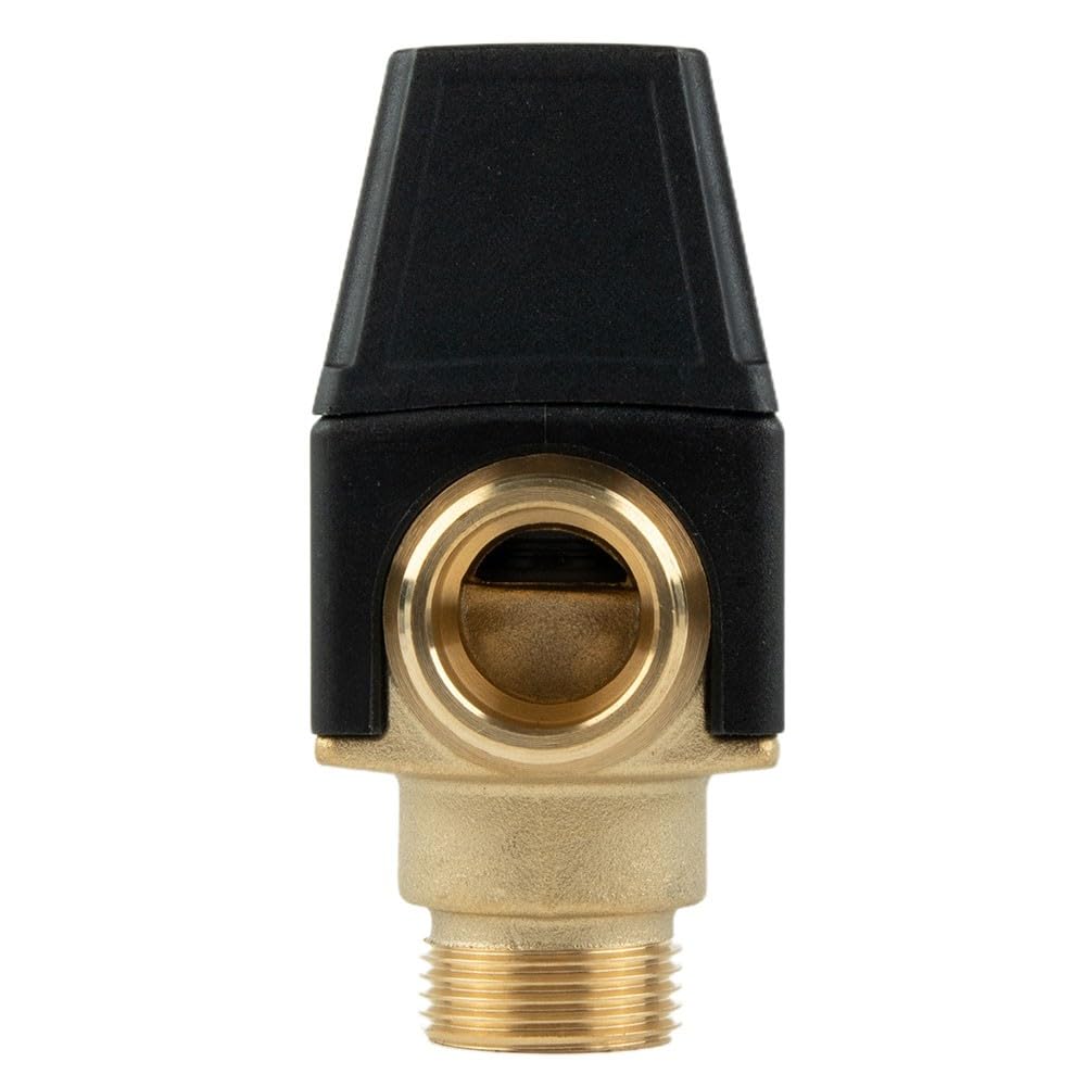 Valvola miscelatrice termostatica a 3 vie, 35-60 °C, DN20, DN25, in ottone, per riscaldamento a pavimento con protezione da scottature