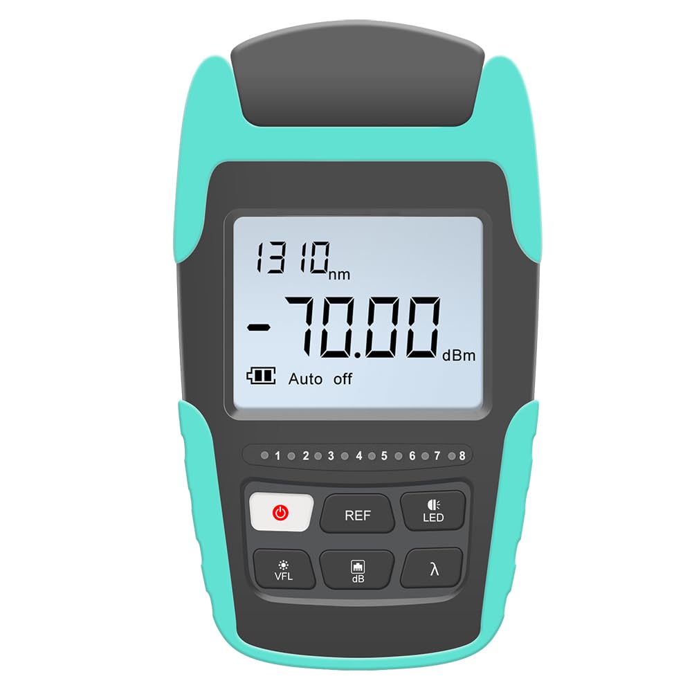 TM530 4 in 1 Optical Power Meter with VFL RJ45 LED Light LWL Optisches Leistungsmessgerät