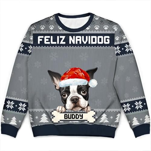 NAZENTI Custom Dog Christmas Ugly Sweater Gift for Dog Lovers4