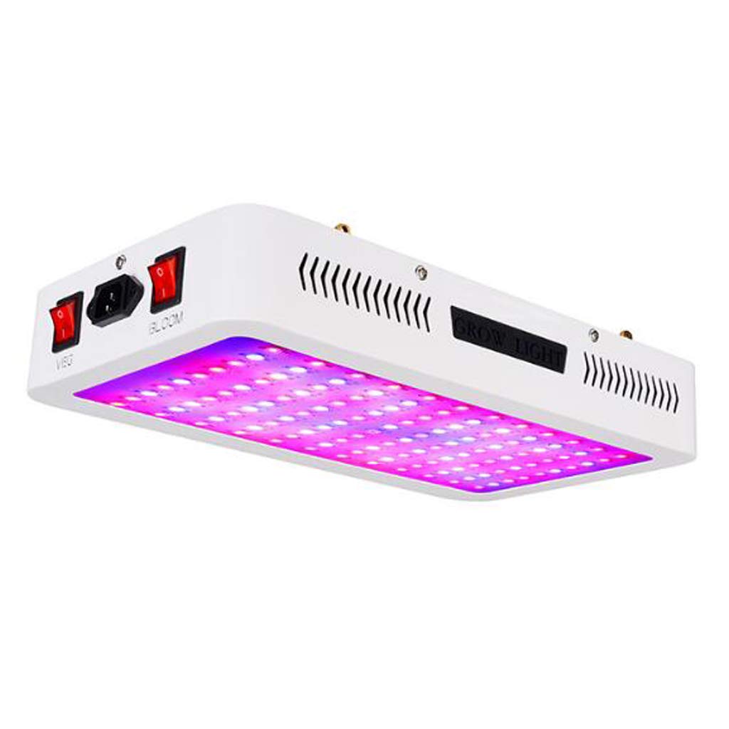 TEmkin Lampe de Croissance pour Plantes, 1200 W/1500 W/2000 W LED Grow Light, Double Interrupteur et Double puces à Spectre Complet pour Plantes d'intérieur hydroponiques, légumes et Fleurs (1200 W)