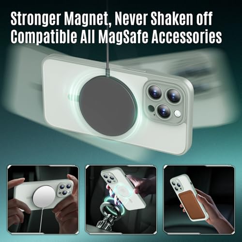 Image of Symcele Designed for iPhone 12 Pro Max Case, Compatible with MagSafe
