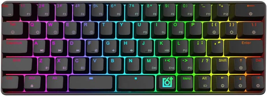 Bluetooth Usb Dual Mode Split Space Bar Optical Switch Rgb Mechanical Gaming Keyboard Amazon Co Uk Computers Accessories