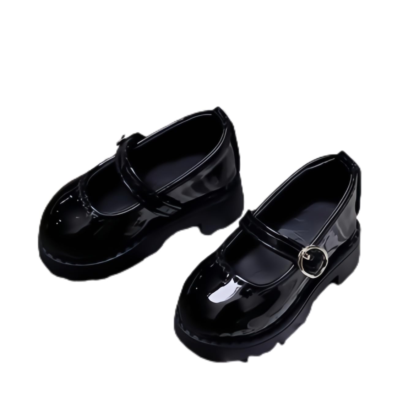 Chaussures de poupée 1/4 BJD artisanales noires pour customisation