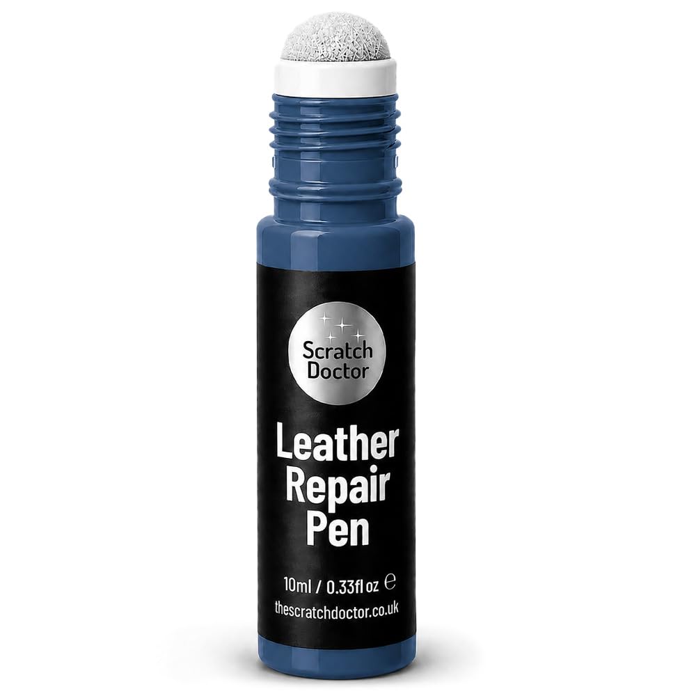 Scratch Doctor Leather Repair Pen Scratch Remover Colour Repair for Leather Faux Vinyl Furniture Sofas Car Seats Shoes Bags (Blue)