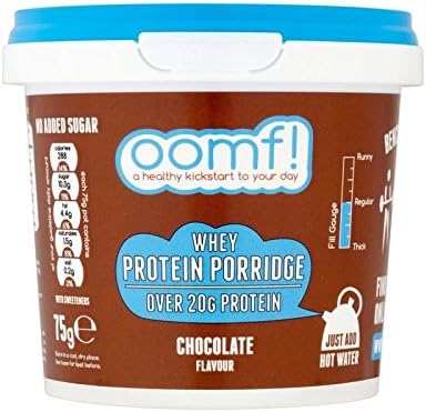 OOMF! Bench Pressed Oats, Chocolate 75g - Pack of 4