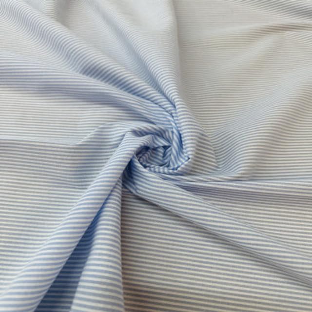 Pure Cotton Seersucker, 58" Wide, Fabric by The Yard, Pure 100% Cotton, Machine Washable, Lightweight, Black/White Stripe, 2 Yards