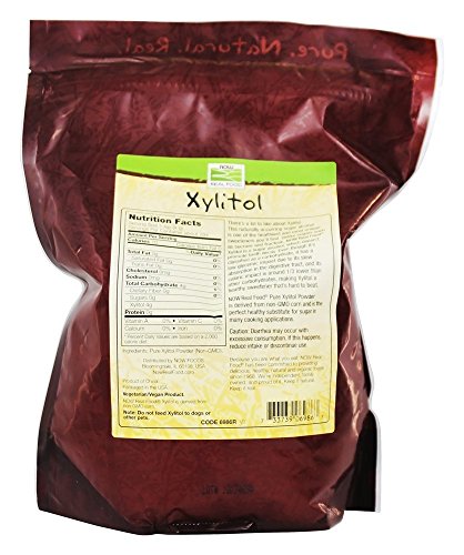 Now Foods Xylitol, 3 Bags (2.5 Lb Per Bag) #TOP1