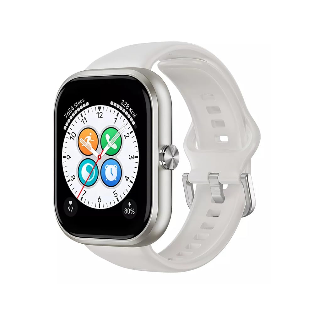 HONOR CHOICE QCY Smartwatch, orologio intelligente con display digitale,  cinturino bianco, monitor di attivit� fisica : Amazon.it: Elettronica