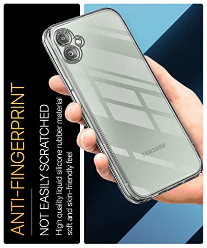 Image of WOW IMAGINE Crystal Clear Transparent Back Case Cover for Galaxy F14 5G | Full Device & Camera Protection Shockproof TPU | Flexible Silicone Back Cover Case - Transparent