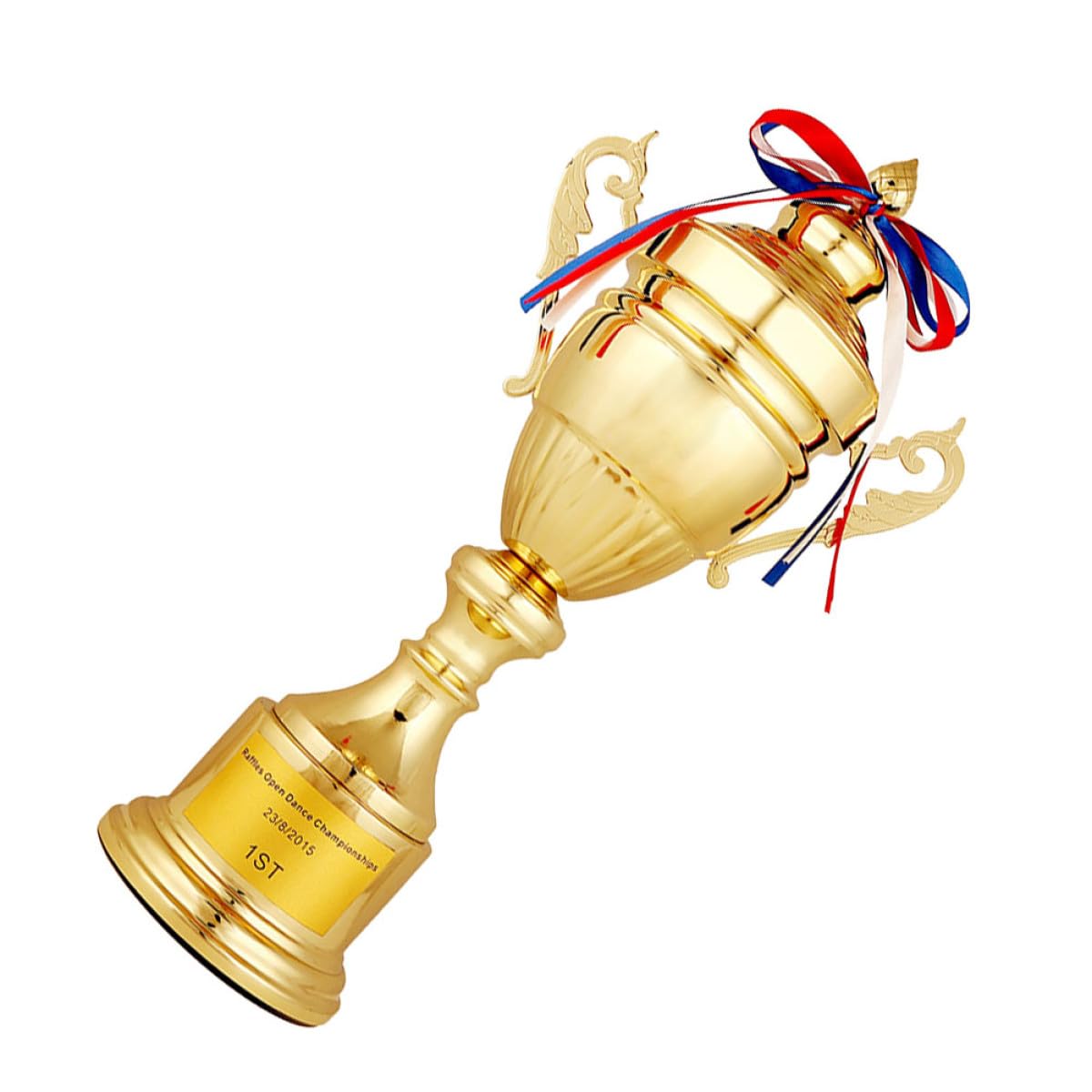 BESTYASH Trofeo Copa Representativa de Mérito y de Metal Diseño Dorado Adecuado para Deportivas y Escolares