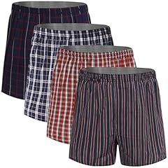 C: Red Tartan Mens Boxers (4-pack)