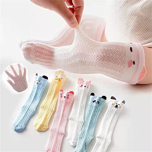 5 Pairs Knee-High Socks Long Stockings Newborn Infant Sock for 0-3 Years-Old Boys Girls4